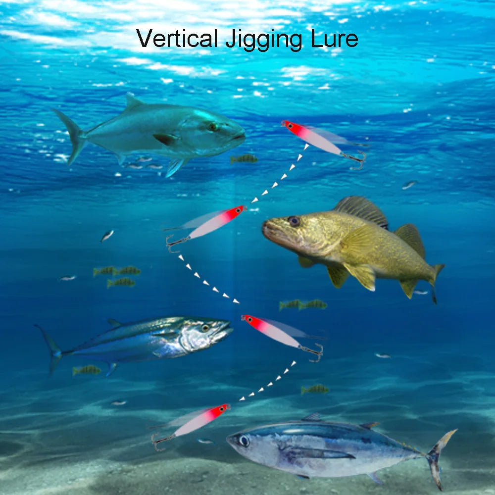 Ackibbik delivers a rugged metal cast jig spoon set that reliably entices trophy saltwater strikes and big game.
