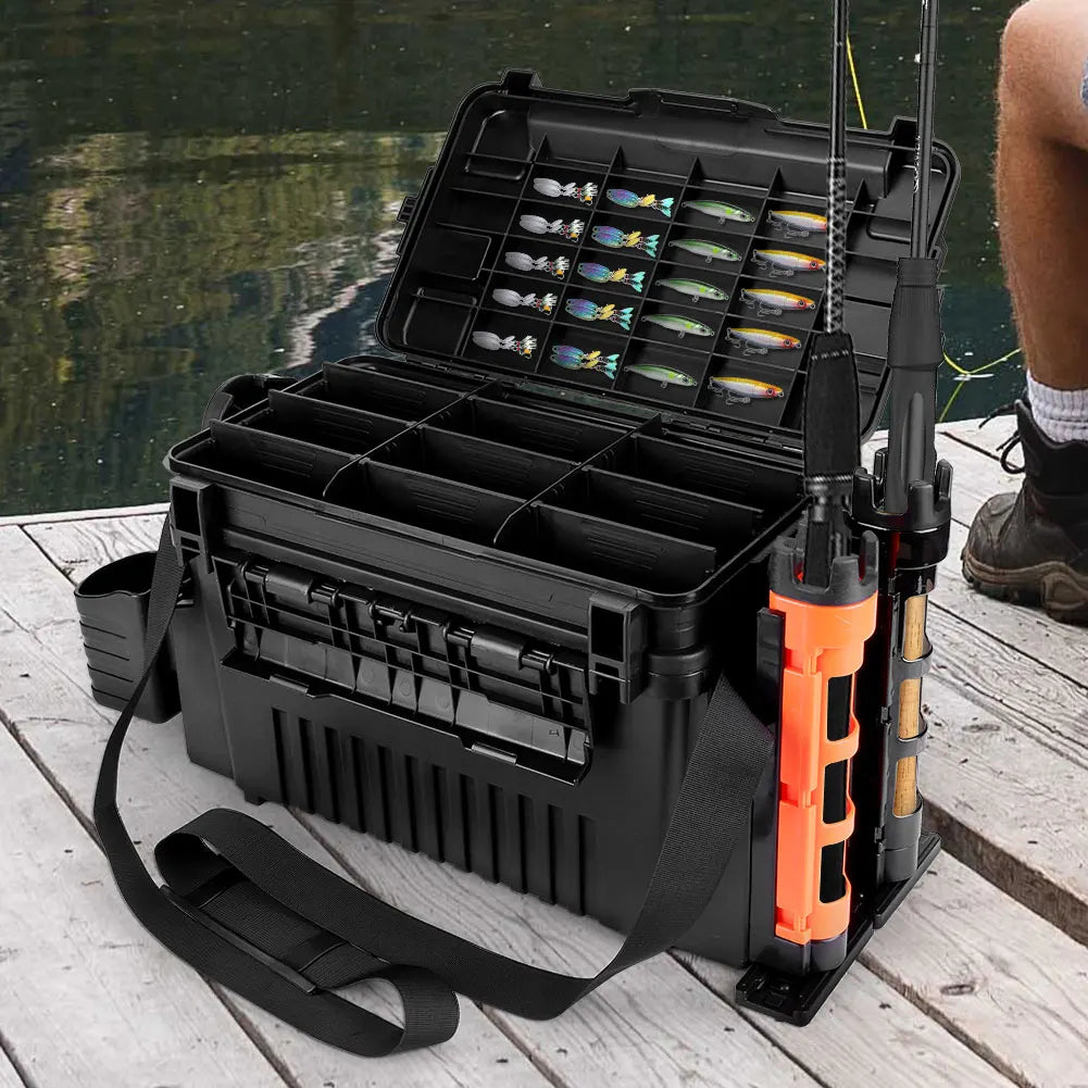 Meet your new fishing companion from Shunmaii that keeps gear organized, accessible, and ready at a moment's notice, so you can spend less time searching and more time catching.