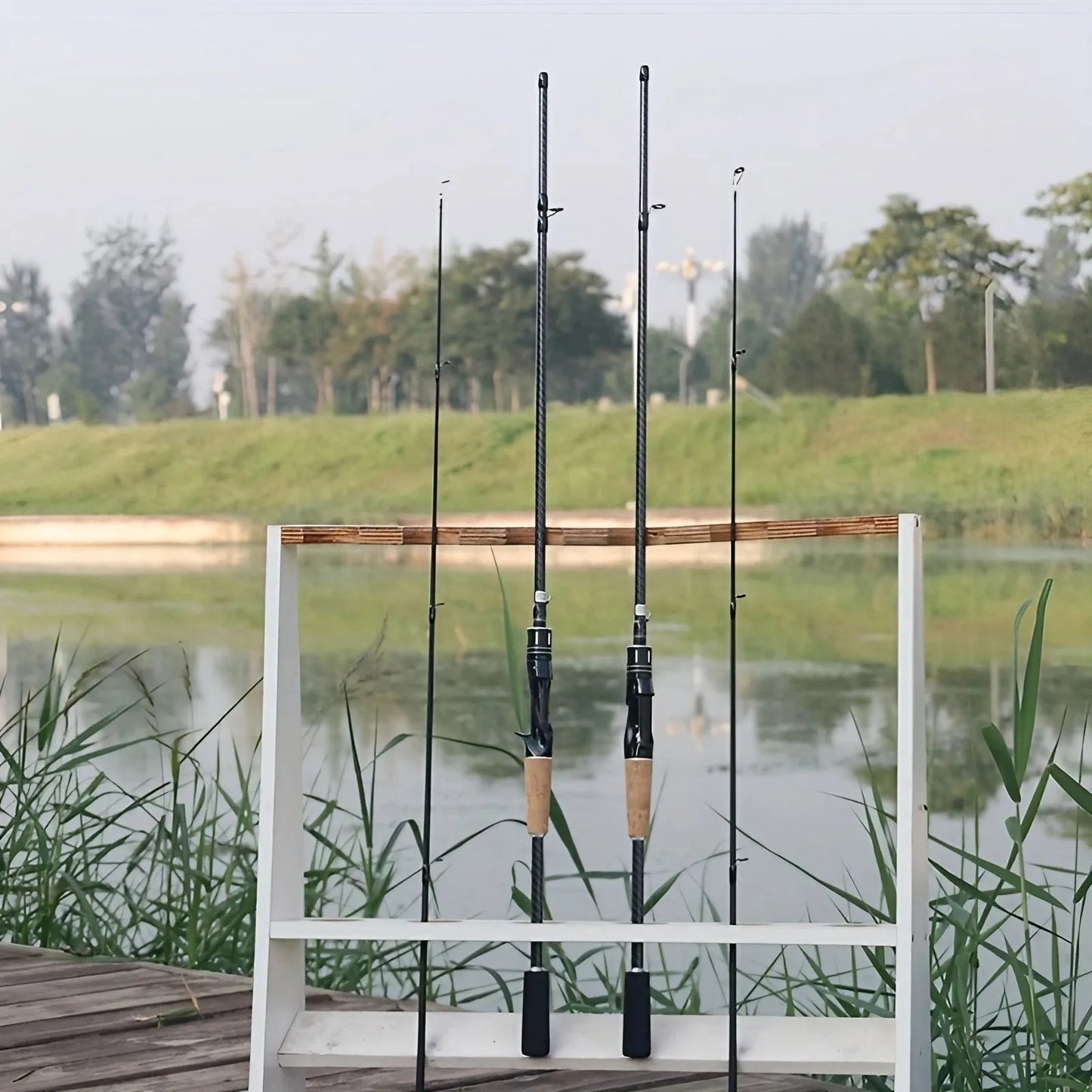 Experience precision and portability with this ultra-light 2-Section Carbon Fiber Fly Fishing Rod.