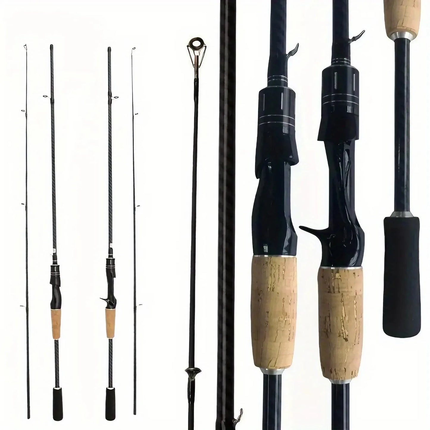 Experience precision and portability with this ultra-light 2-Section Carbon Fiber Fly Fishing Rod.