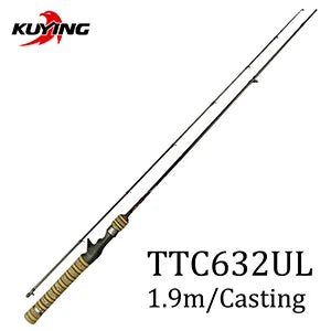 Experience elite casting versatility with KUYING TETON, a fast‑action rod that blends featherweight comfort, precise sensitivity, and durable performance for all‑day fishing in freshwater and beyond.