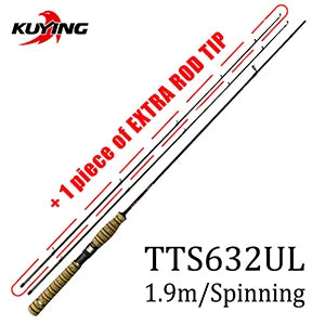 Experience elite casting versatility with KUYING TETON, a fast‑action rod that blends featherweight comfort, precise sensitivity, and durable performance for all‑day fishing in freshwater and beyond.