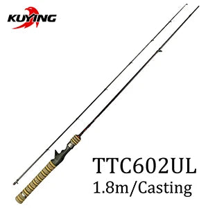 Experience elite casting versatility with KUYING TETON, a fast‑action rod that blends featherweight comfort, precise sensitivity, and durable performance for all‑day fishing in freshwater and beyond.