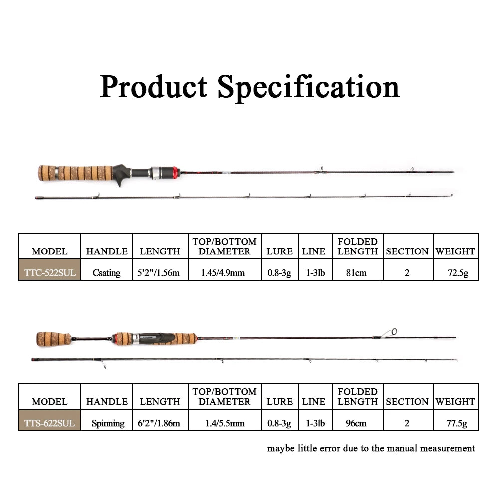 Experience elite casting versatility with KUYING TETON, a fast‑action rod that blends featherweight comfort, precise sensitivity, and durable performance for all‑day fishing in freshwater and beyond.