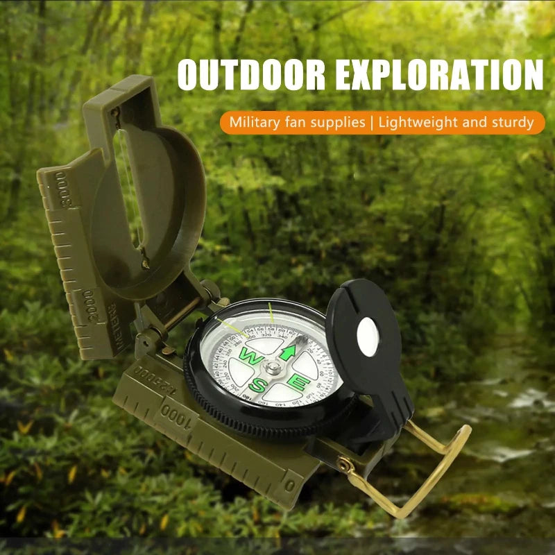 Waterproof High Precision Compass Outdoor Gadget Sports Hiking Mountain Climbing Professional Military Compass Portable Compass