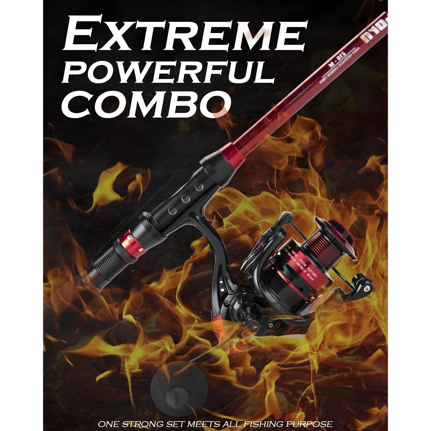 Experience Ghosthorn's versatile fishing rod and reel combo, a portable, ready-to-fish kit built for beginners and pros alike.