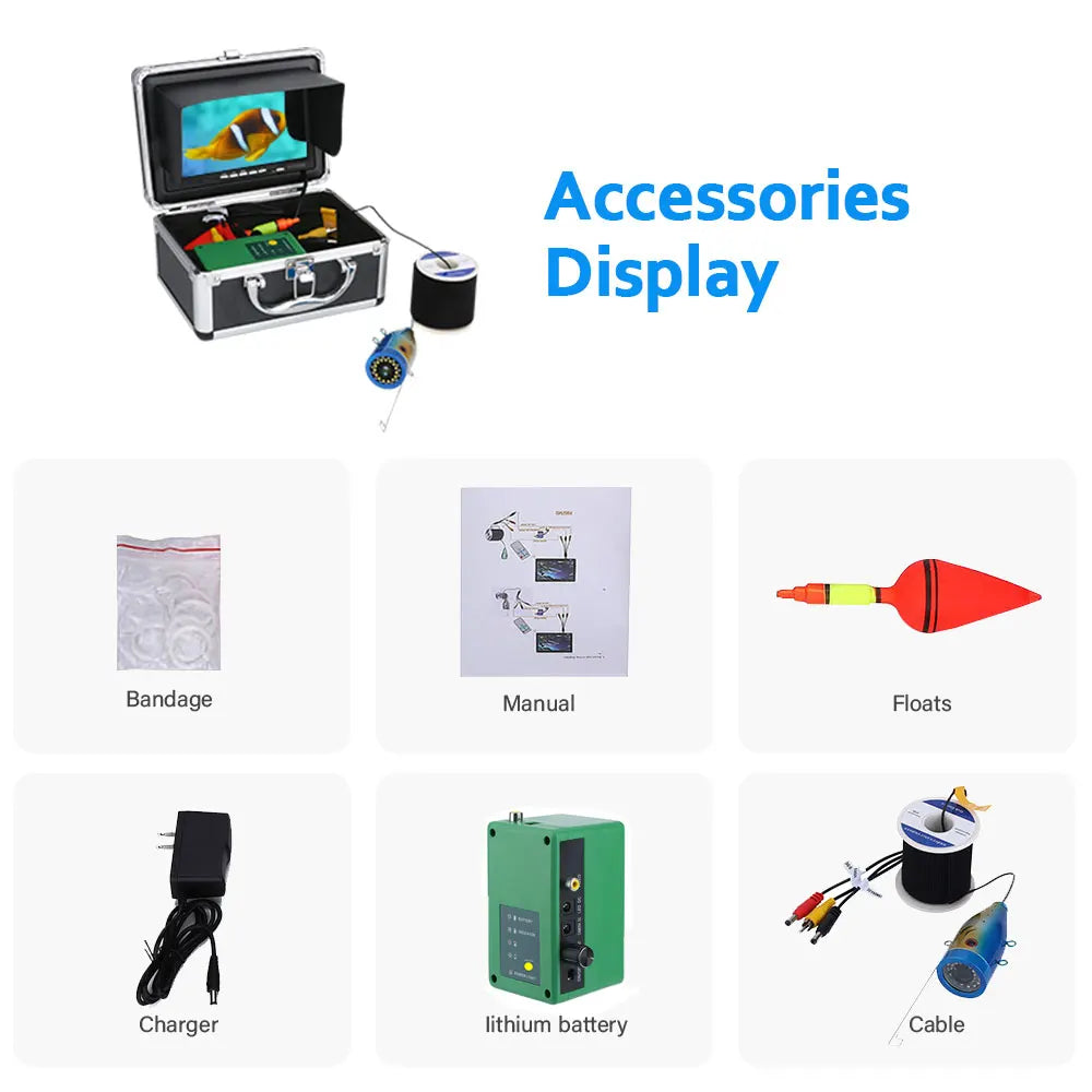 You will love MAOTEWANG's rugged 7‑inch underwater fishing camera that blends crystal-clear viewing with a versatile LED setup, multi-length cables, long-running power, and a sturdy aluminum alloy chassis designed for ice, sea, and river adventures,