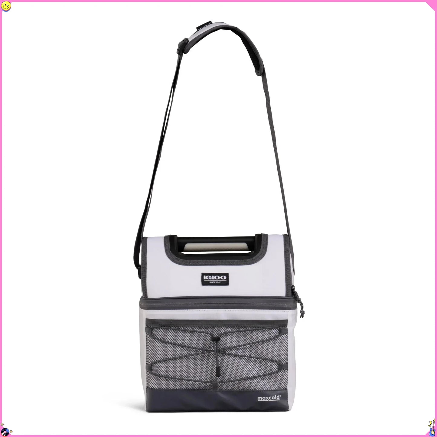 20 Can Soft-Side Cooler, Insulated & Leakproof for Boating, Fishing & Outdoor, Non-Slip Base