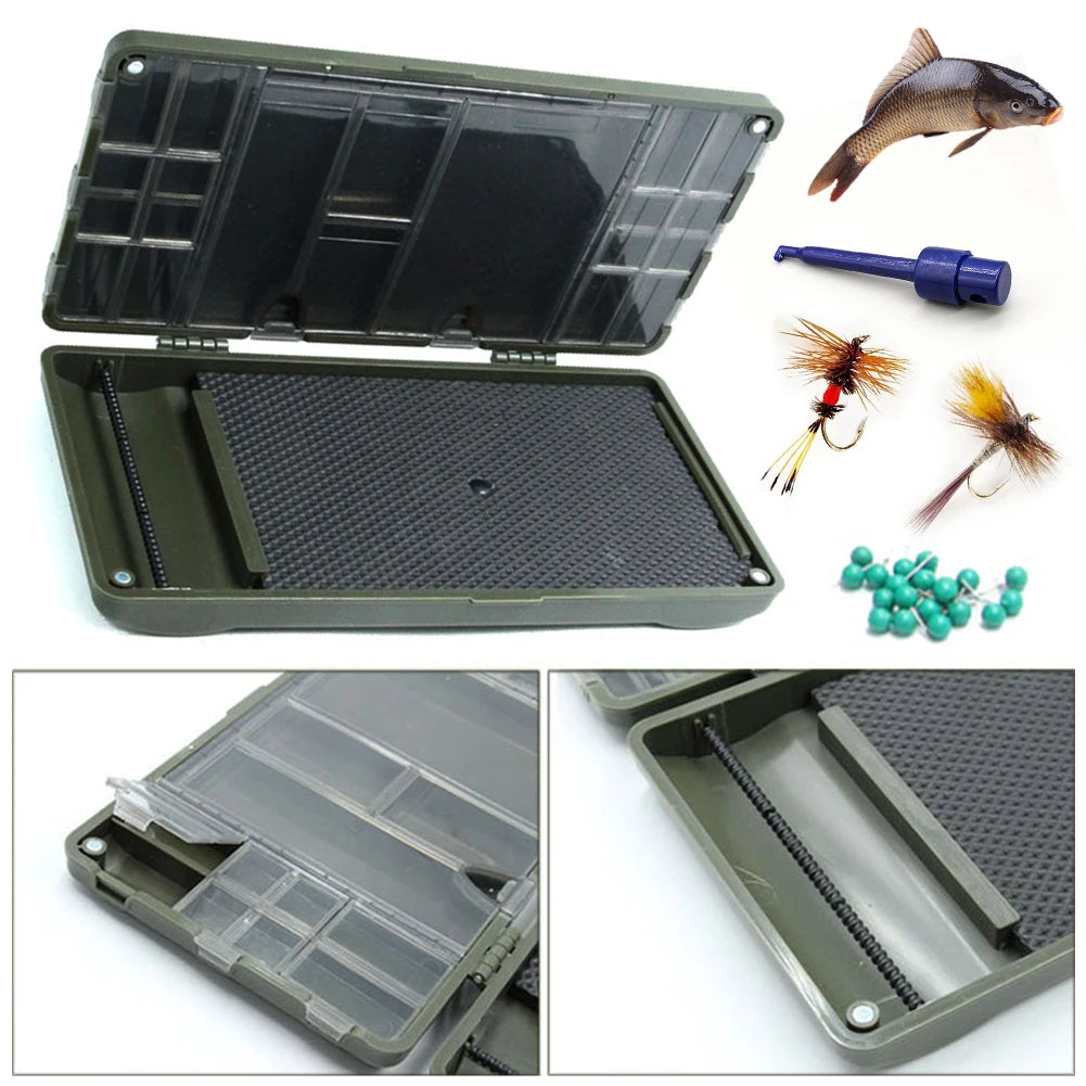 Discover a reliable way to organize your rigs, hooks, and bait with the Shunmaii Magnetic Carp Fishing Tackle Storage Box.