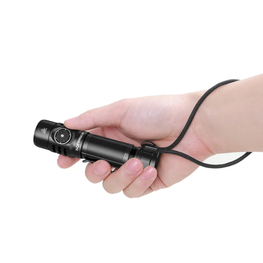 Sofirn SC29 3000 Lumens EDC Flashlight Rechargeable  XHP50B LED Powerful  21700 Torch Light Lantern IPX8 for Camping Fishing