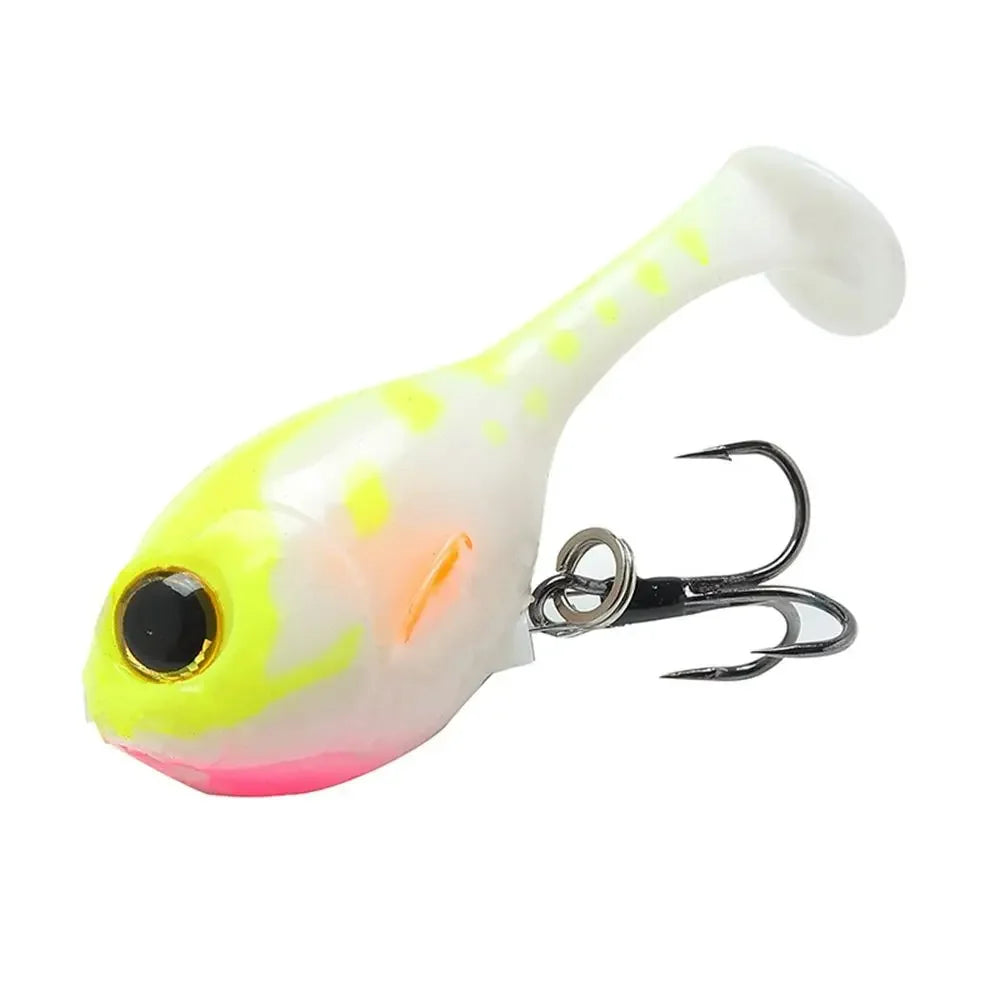 Deraball Soft Lure Balloonfish 60mm 9.7g Silicone Bait With Hook For All Fish