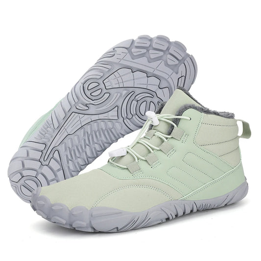 Winter Warm Camping Sneakers Women Men Rubber High Ankle Boots Waterproof Non-Slip Breathable for Trekking Climbing