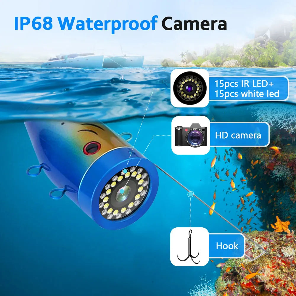 You will love MAOTEWANG's rugged 7‑inch underwater fishing camera that blends crystal-clear viewing with a versatile LED setup, multi-length cables, long-running power, and a sturdy aluminum alloy chassis designed for ice, sea, and river adventures,