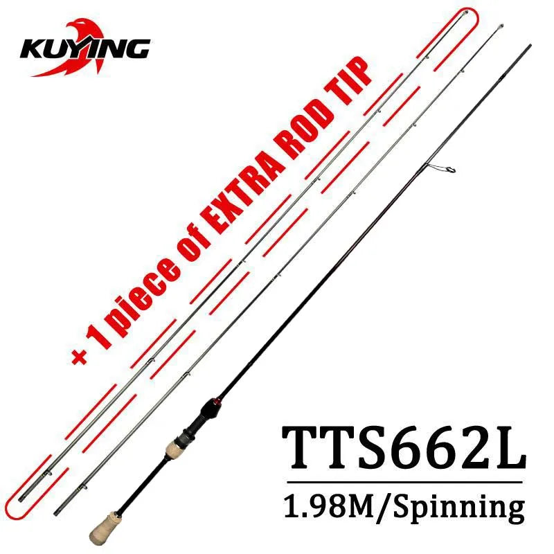 Experience elite casting versatility with KUYING TETON, a fast‑action rod that blends featherweight comfort, precise sensitivity, and durable performance for all‑day fishing in freshwater and beyond.