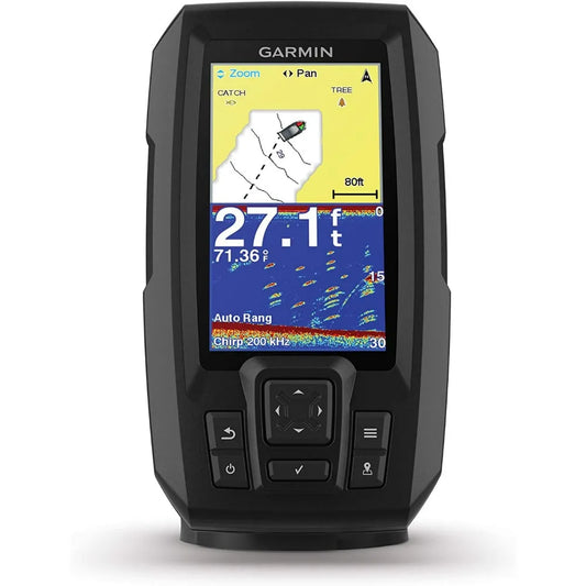 Elevate your fishing trips with this GPS fish finder, delivering precise mapping, dependable navigation, and responsive sonar to help you locate and catch more fish.