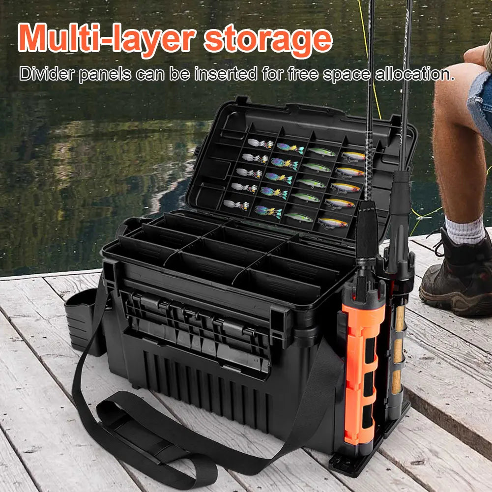Meet your new fishing companion from Shunmaii that keeps gear organized, accessible, and ready at a moment's notice, so you can spend less time searching and more time catching.