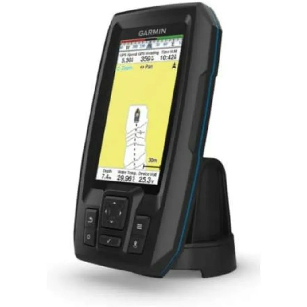 Elevate your fishing trips with this GPS fish finder, delivering precise mapping, dependable navigation, and responsive sonar to help you locate and catch more fish.