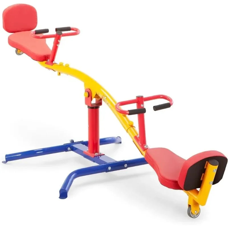 Furniture.Indoor & Outdoor Playground Equipment Teeter Totters, 360 Spinning Seesaw, Swing Set for Children Exercises Age 3-12 -