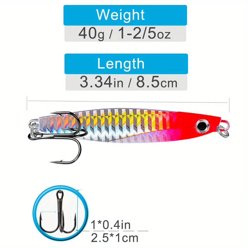 Ackibbik delivers a rugged metal cast jig spoon set that reliably entices trophy saltwater strikes and big game.
