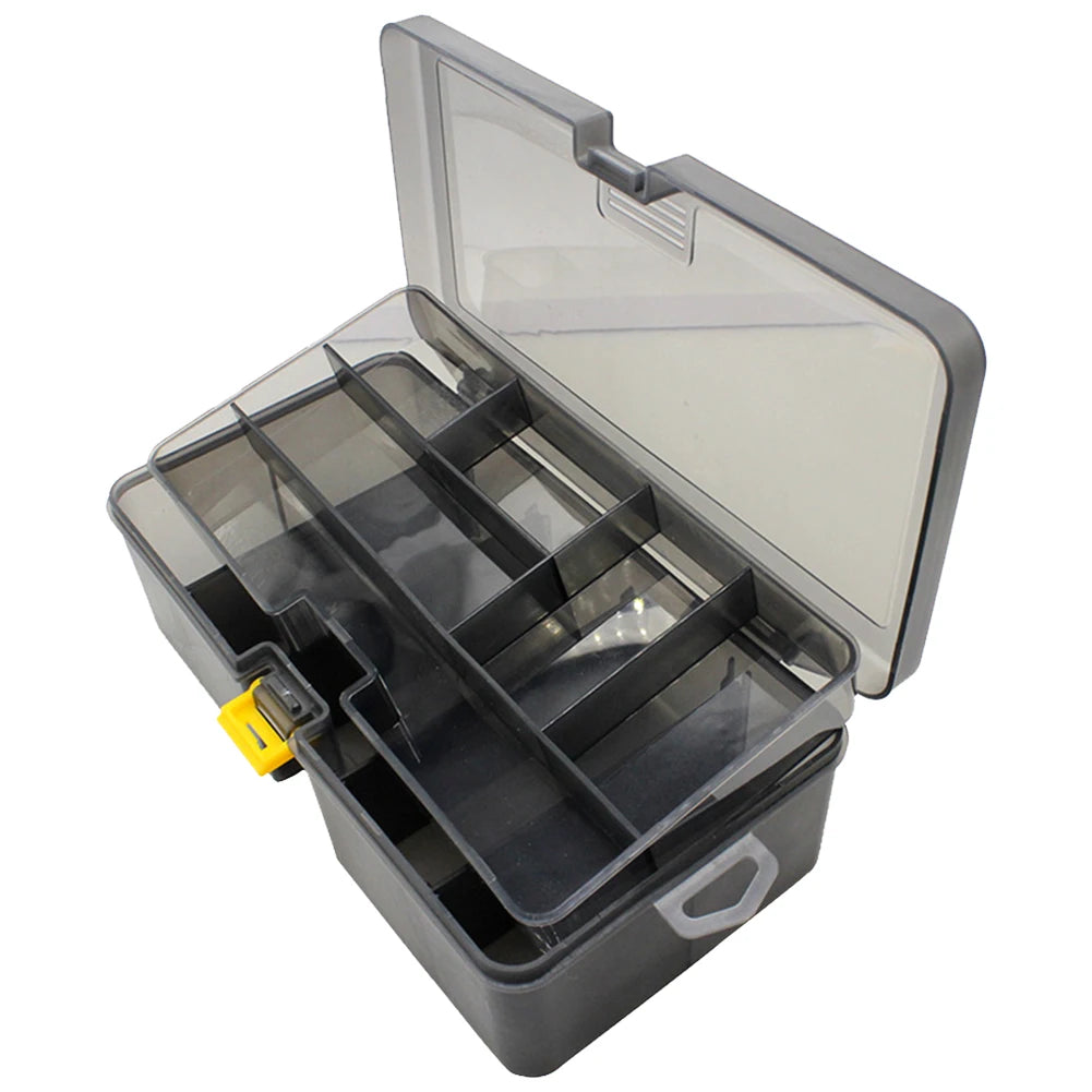 Portable Removable Plastic Tackle Box For Fishing Lures And Bait