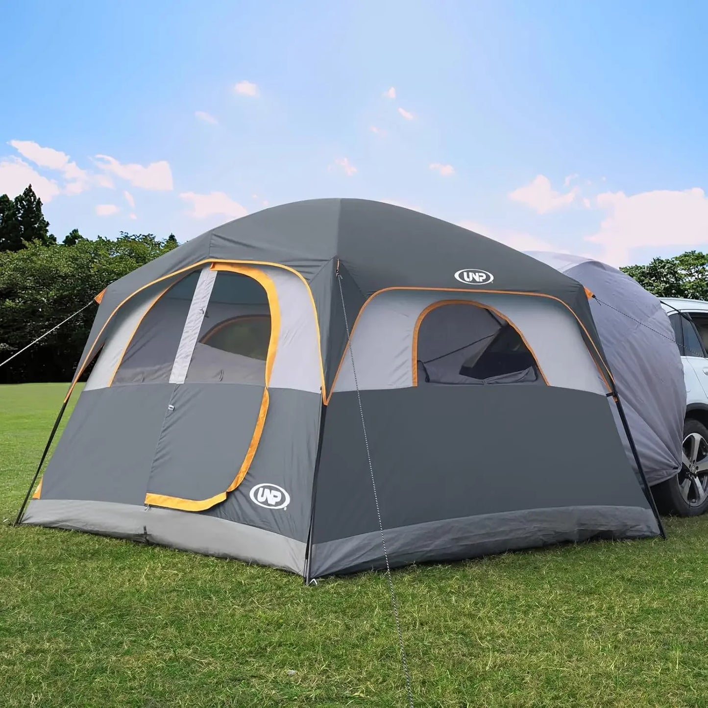 UNP SUV Tent for Camping, 6 Person Car Camping Tent, SUV Tailgate Tent for Outdoor
