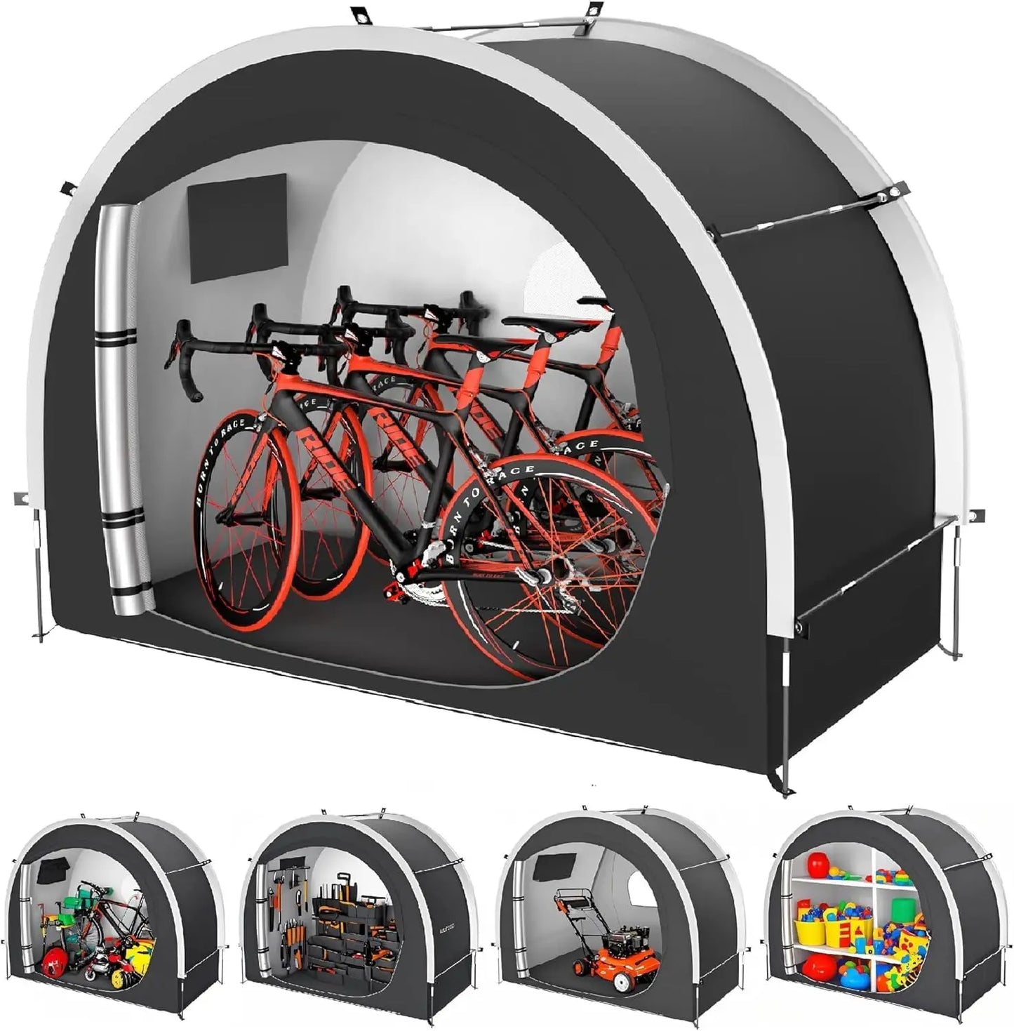Large Waterproof Storage Tent for Bikes, Motorcycles, and Outdoor Gear - 39.4 Inch Wide Shelter