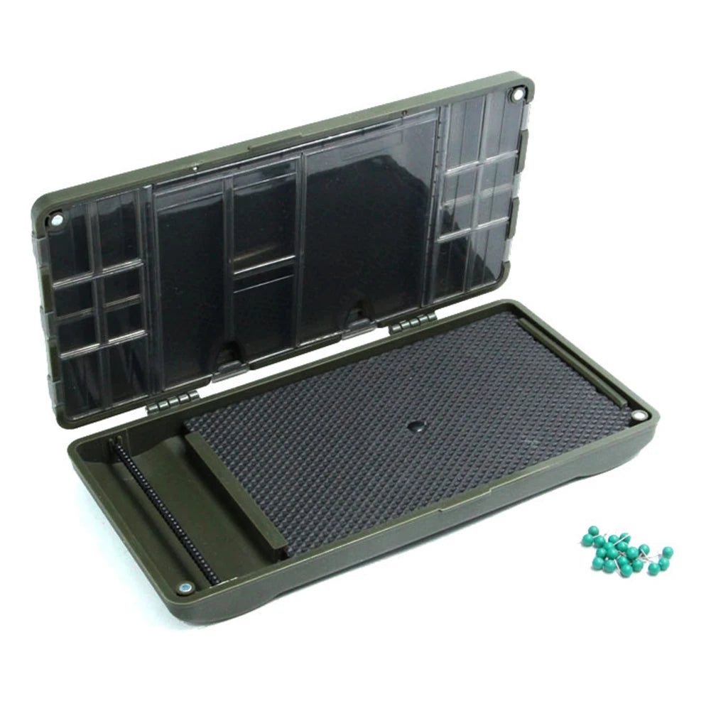 Discover a reliable way to organize your rigs, hooks, and bait with the Shunmaii Magnetic Carp Fishing Tackle Storage Box.