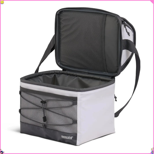 20 Can Soft-Side Cooler, Insulated & Leakproof for Boating, Fishing & Outdoor, Non-Slip Base