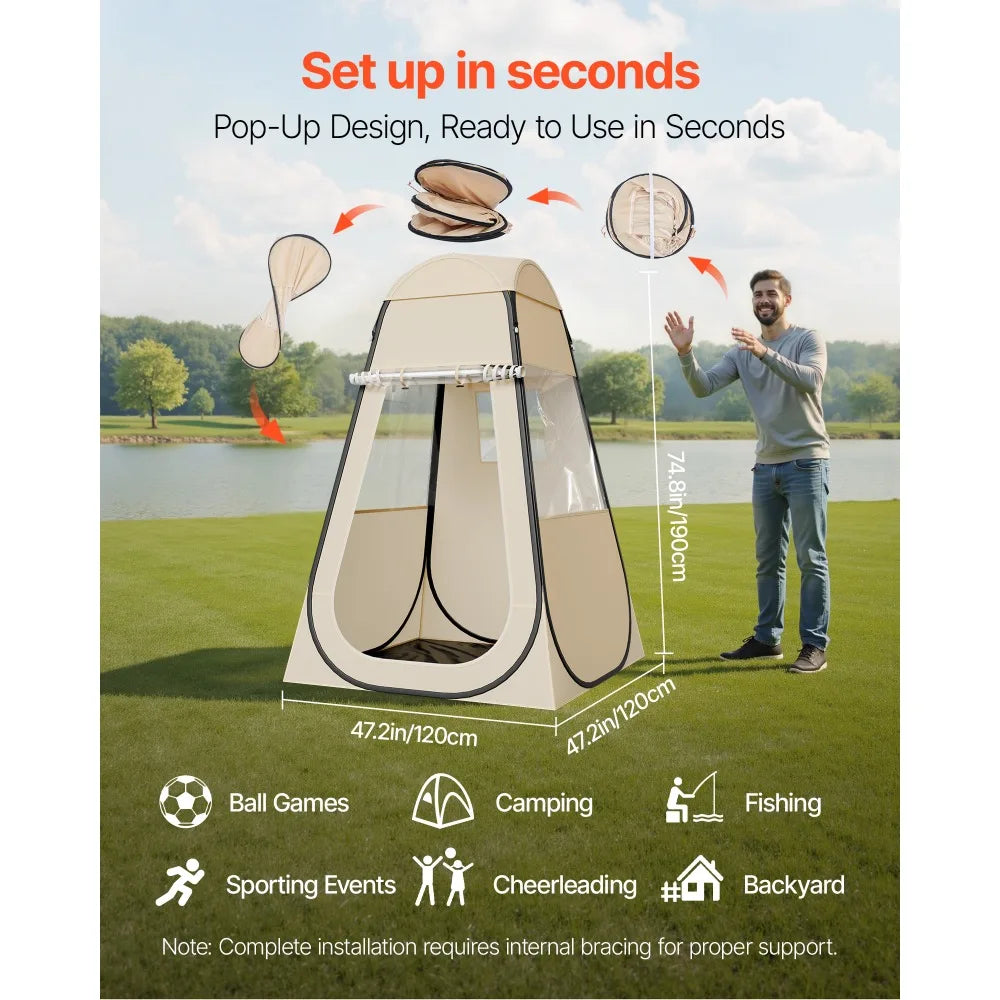 Pop Up Sports Bubble Tent 47x47 50x50 63x63 72x72 in Clear Weather Proof