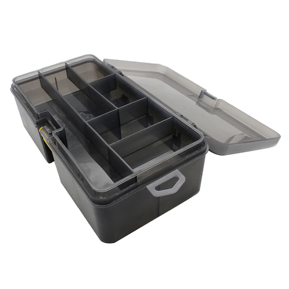 Portable Removable Plastic Tackle Box For Fishing Lures And Bait
