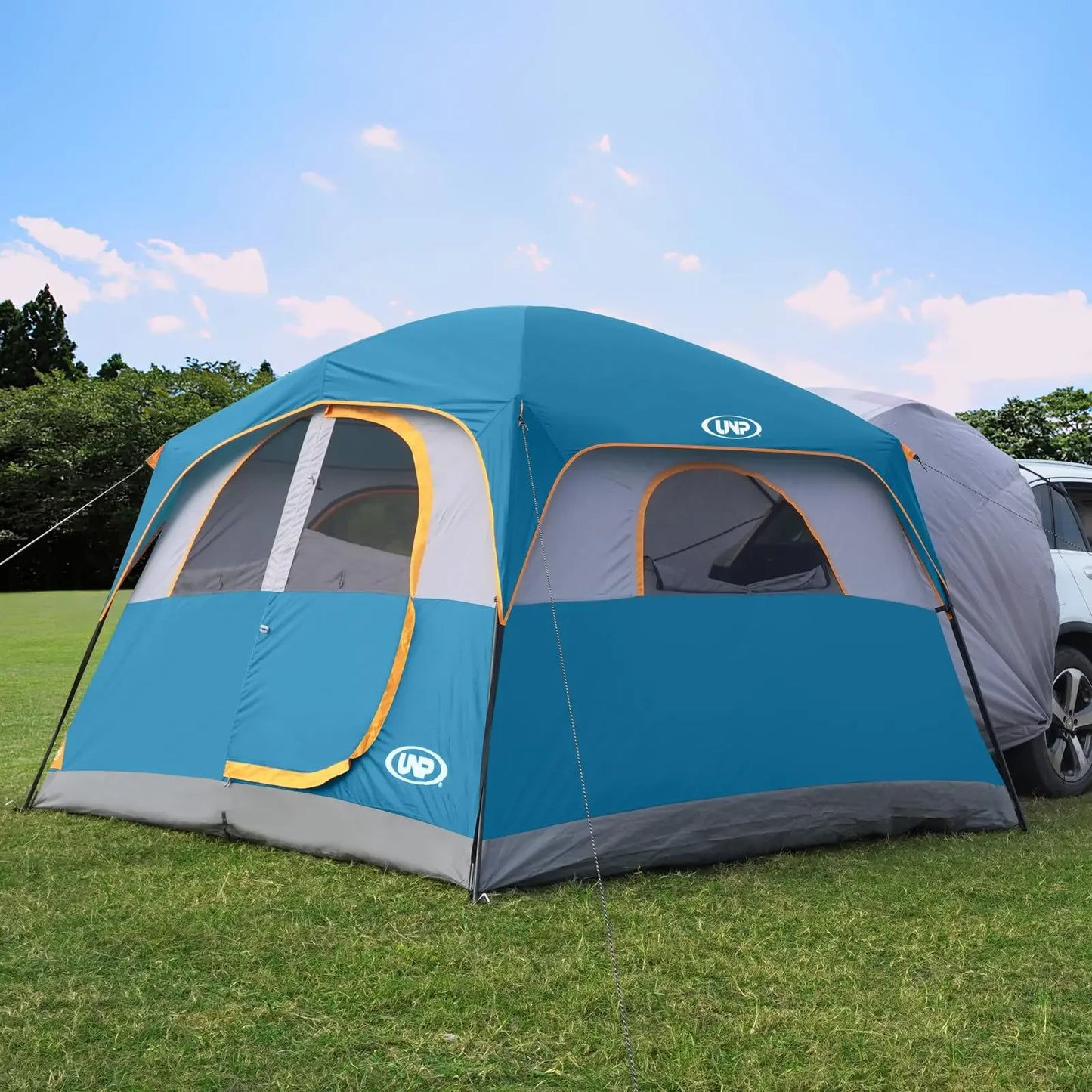 UNP SUV Tent for Camping, 6 Person Car Camping Tent, SUV Tailgate Tent for Outdoor