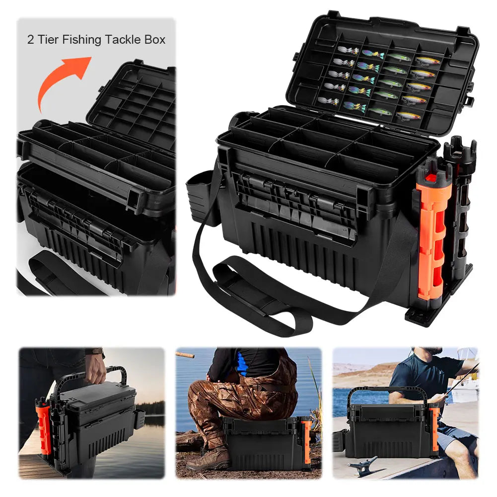 Meet your new fishing companion from Shunmaii that keeps gear organized, accessible, and ready at a moment's notice, so you can spend less time searching and more time catching.