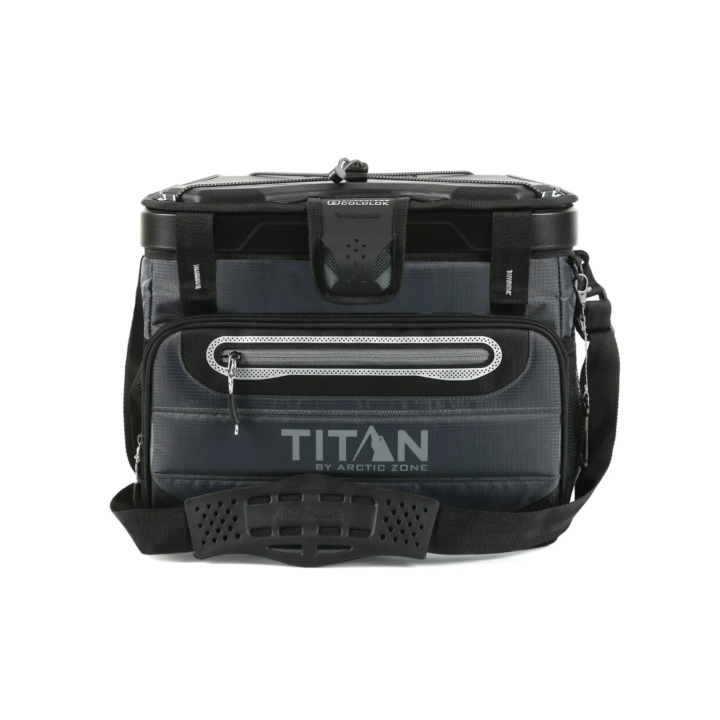 Collapsible Zipperless Soft Cooler, Black,Holds 40 cans/27 quarts