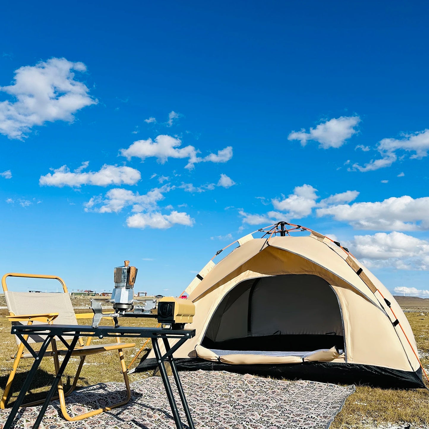 2-4 Person Camping Windproof Tents, Easy To Set Up, lightweight Camping Tent,Carpa,Suitable For Family Travel, Outdoor Camping